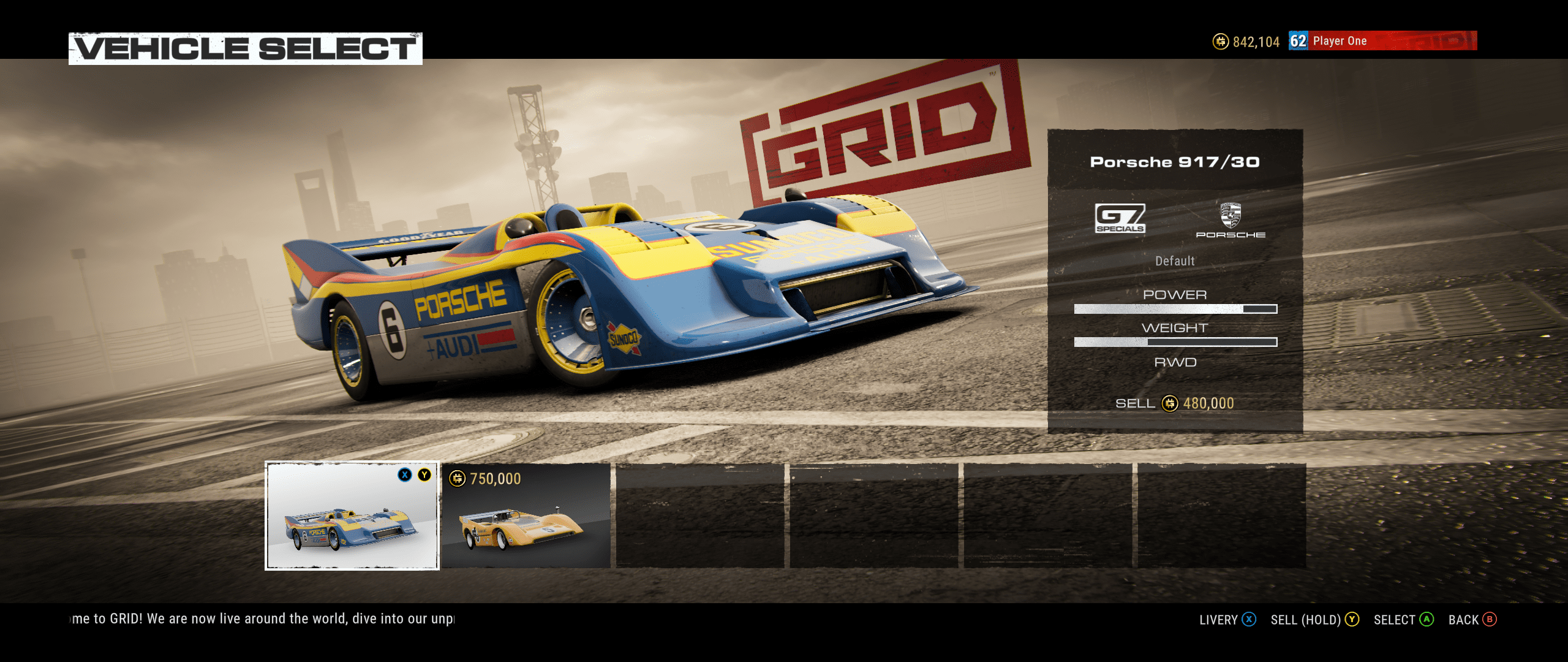 GRID (2019) - Porsche 917/30