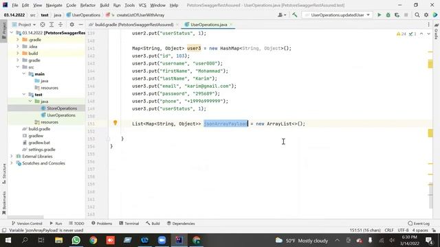 #5 Create List of Users Array by Rest Assured Framework in Gradle - REST API Testing and Validation смотреть онлайн