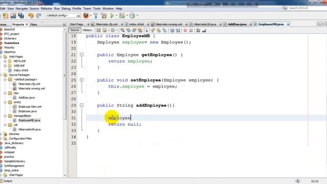 insert Data using Hibernate and primeface from jsf page project part-2 смотреть онлайн