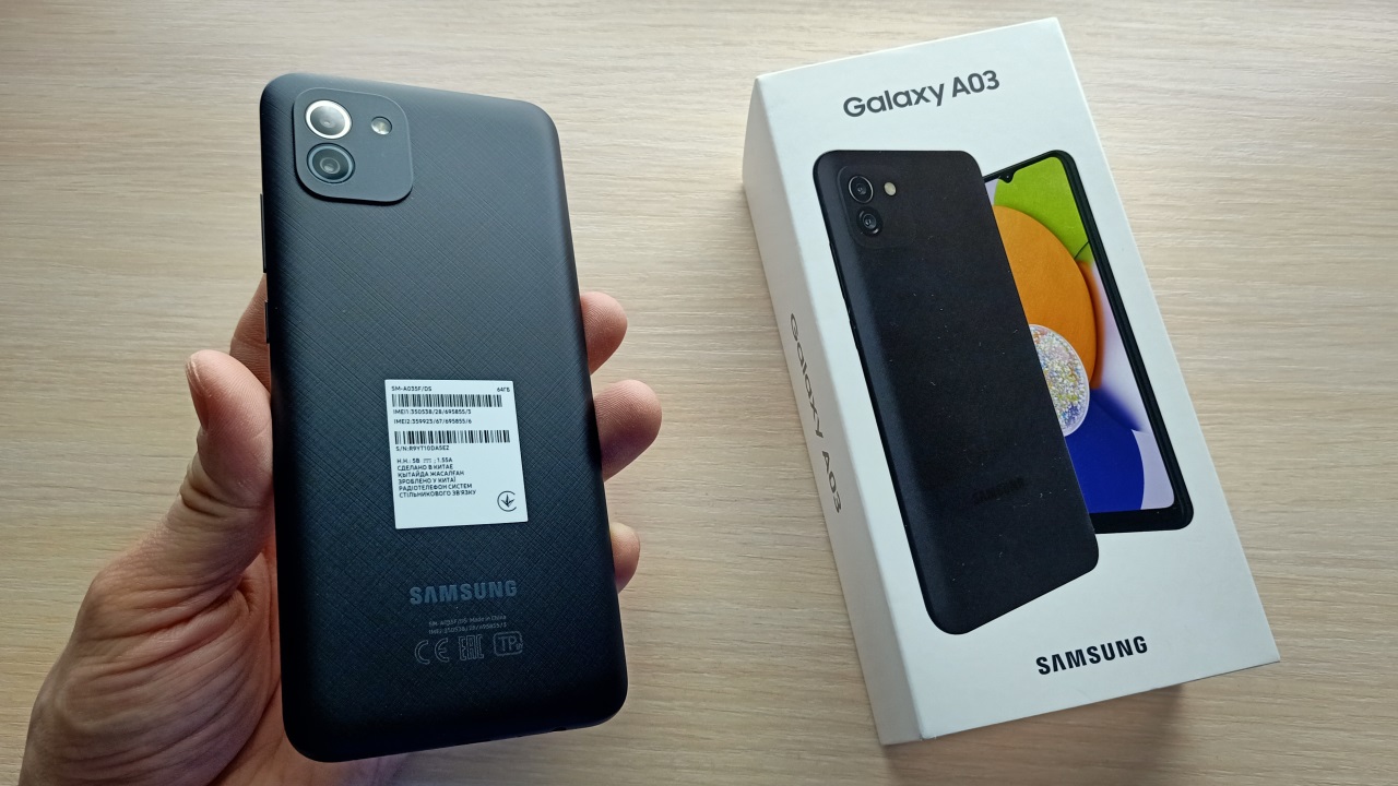 Обзор Samsung Galaxy A03 4/64Gb ?