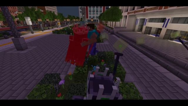 BUFF Minecraft VS Minecraft Dungeons Boss [THICC Steve battles BOSSES] смотреть онлайн