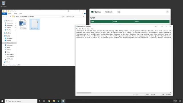 Convert DOC to TXT смотреть онлайн