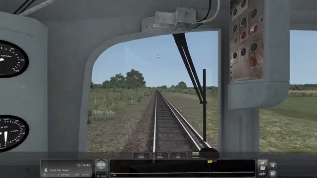Train Simulator | The Isle of Wight relaxing train drive with music смотреть онлайн