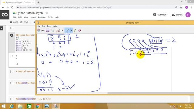 Tutorial 07: Python Operators (Bitwise, logical, membership, identical Operator ) смотреть онлайн