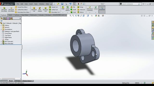 AUTOCAD l SOLIDWORKS l CAD ENGINEER l SOLID WORKS PART MODEL FOR BEGINNERS 11 смотреть онлайн