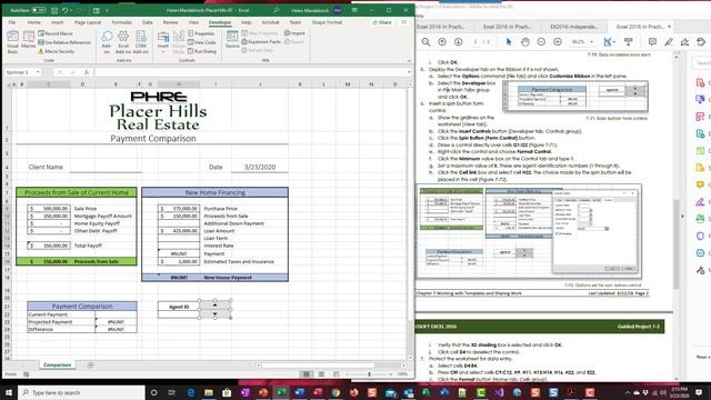 Excel Ch 7 Guided Project 7-3 смотреть онлайн