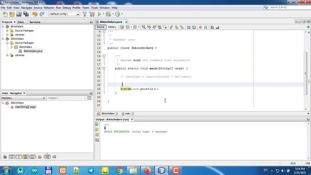 Java dasturlash tili 2-video dars (o`zgaruvchilar, Scanner) смотреть онлайн