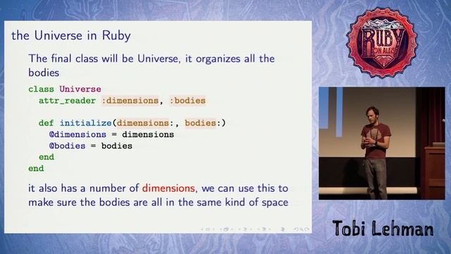 Ruby On Ales 2016: Object Oriented Orbits: a primer on newtonian physics by Tobi Lehman смотреть онлайн