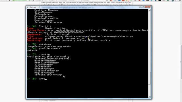 bug report: IPython on windows vista no joy with anaconda installation смотреть онлайн