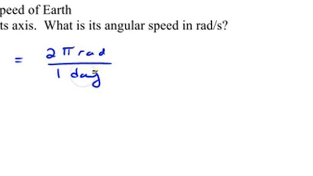 Chapter 8, Example #1 (Angular speed of earth about its axis) смотреть онлайн
