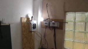 Солнечные панели на даче.Система 12+220волт.