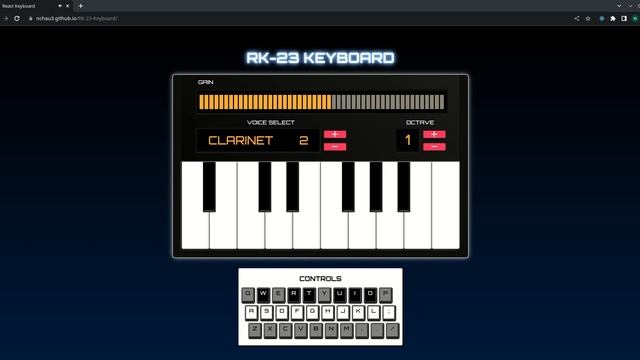 React Keyboard Demo смотреть онлайн