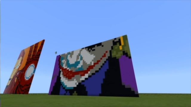 Minecraft: Creating A Joker Pixel Art Portrait | Detailed! | Pixel Art Timelapse (2020)