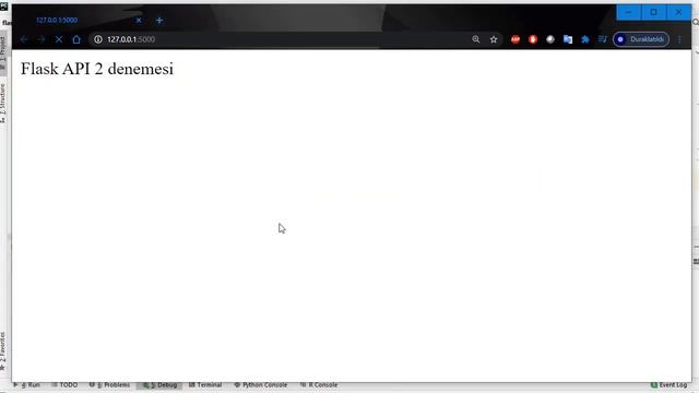Python - Flask ile Web Api Yapmak смотреть онлайн