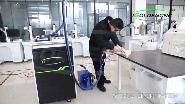 handheld laser welding machine - IGOLDENCNC смотреть онлайн