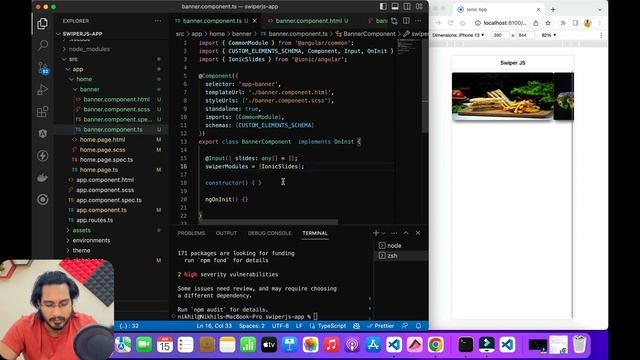 Ionic 7 Swiper Slide using Swiper 9 (alternative of ion-slides) смотреть онлайн