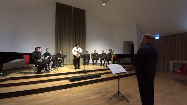 Concerto for Alto Saxophone by Lars Erik Larsson with Saxophone Ensemble [독일 클래식 색소폰] смотреть онлайн