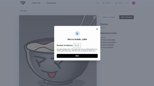 Minting a Token to Ethereum Mainnet смотреть онлайн