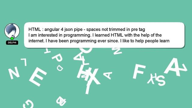 HTML : angular 4 json pipe - spaces not trimmed in pre tag смотреть онлайн