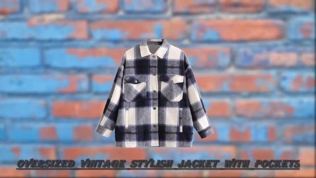 Женская клетчатая куртка, Fashionable Women's Plaid Thick Jacket, смотреть онлайн