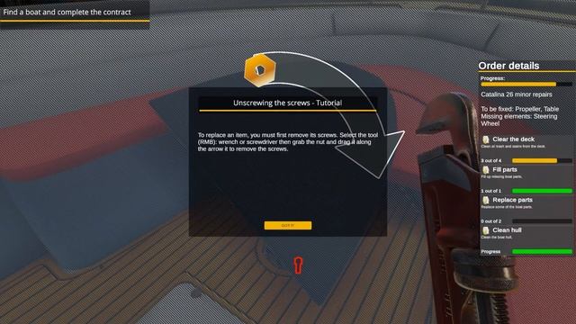 Yacht Mechanic Simulator #1 2021 - Симулятор Механика Лодок Первый Взгляд смотреть онлайн