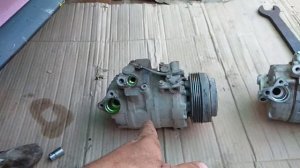 BMW E39 Компрессор кондиционера M57D30 & M54B30. И их отличия.