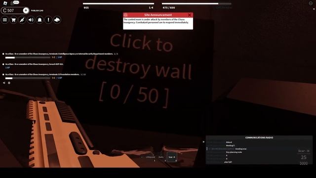 Playing SCP ROLEPLAY as CHAOS INSURGENCY in Roblox смотреть онлайн