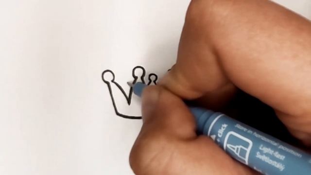 Как нарисовать корону. Идеи для срисовки. Лёгкие рисунки.