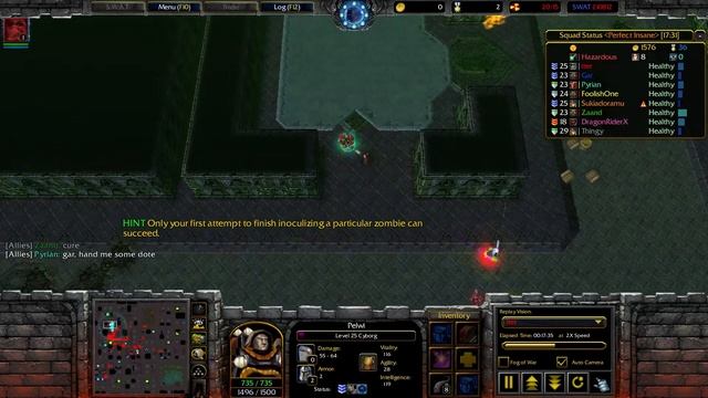 Warcraft 3: Swat Aftermath - 8-Player // Insane [Cyborg][2x Speed] смотреть онлайн