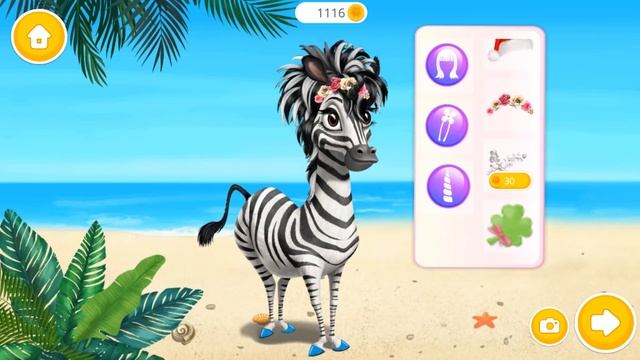 Play Animals Care Kids Game -Jungle Animal Hair Salon 2 - Cute Tropical Pet Makeover Games For Girl смотреть онлайн