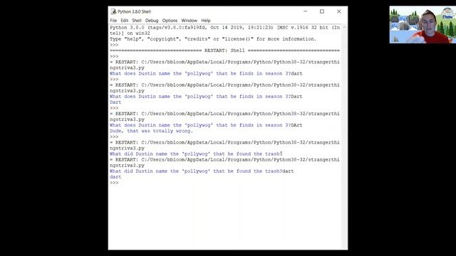 Teen Tech: Python Basics - Build a Quiz Part 1 смотреть онлайн