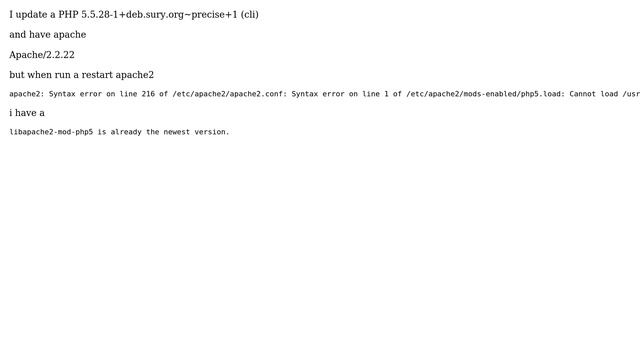 Apache and php5 fail on ubuntu server смотреть онлайн