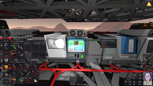 Pressure and Temperature Displays for Furnace - Stationeers Mars Survival - ep 32 смотреть онлайн