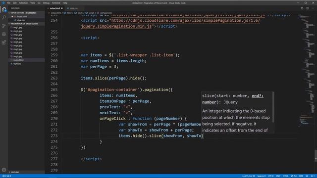 Pagination of Movie Cards | HTML5 - CSS3 - jQuery смотреть онлайн