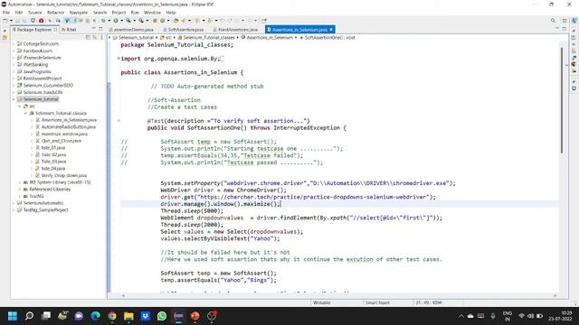 Assertions In Selenium || Automation || Testing || Selenium - java || Hindi - tutorial смотреть онлайн
