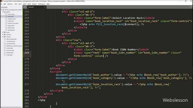 PHP Project On Library Management System - Edit Existing Book Data - 21 смотреть онлайн