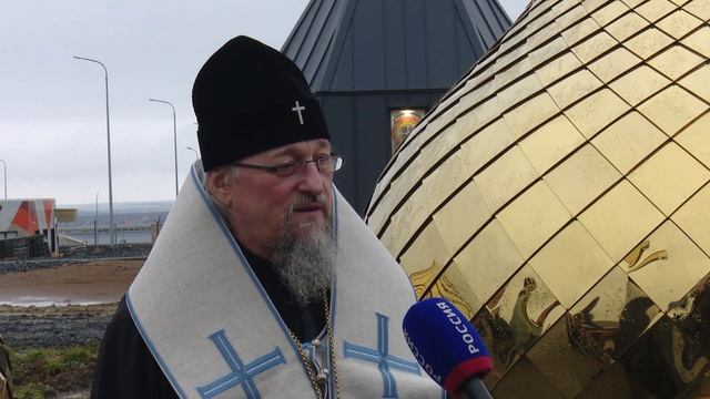 Освящение куполов строящегося храма Песчанской иконы Божией Матери в селе Таврово смотреть онлайн