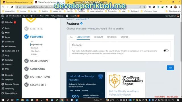 using wordfence & iTheme security plugin Configure. смотреть онлайн