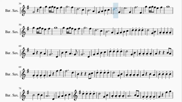 Baritone Sax Sheet Music: How to play Field of Hopes and Dreams (Deltarune) by Toby Fox смотреть онлайн