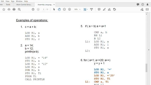 Translating High-level language into Assembly language смотреть онлайн