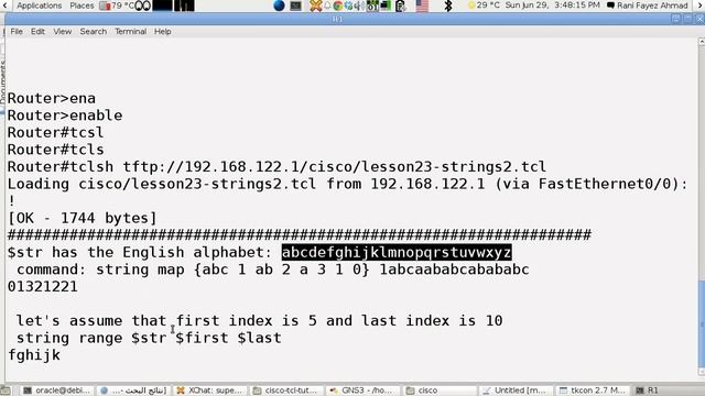 Tcl/Cisco Lesson 23: Dealing with Strings - Part 2 (English Version) смотреть онлайн