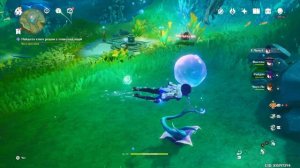 Genshin Impact. #20. Путь в Туманном лесу. Увядающая плакучая ива. Яростное озеро у родника