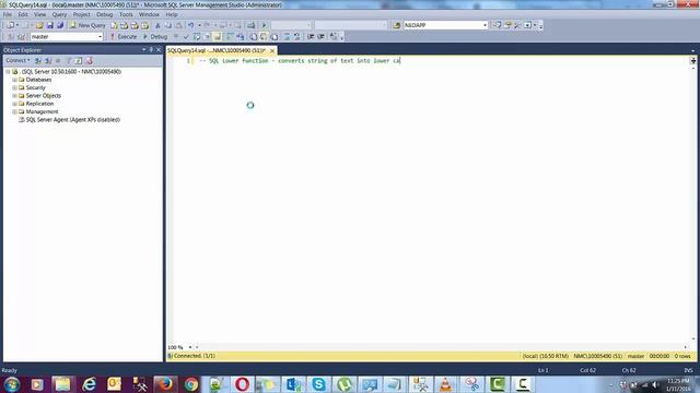 SQL Server - LOWER Function смотреть онлайн