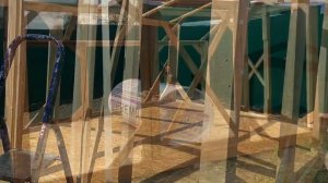 Самый простой самодельный павильон для бассейна. Павильон своими руками. Бассейн под крышей.