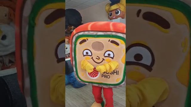 Ростовой Костюм " Ролл ". Костюм для Аниматора. Костюм Суши смотреть онлайн