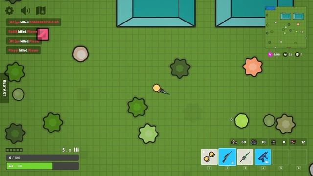 НОВАЯ IO ИГРА - FORTNITE 2D, ЗАХВАТИЛИ ТОП ♦ ZombsRoyale.io [НОВЫЕ IO ИГРЫ] смотреть онлайн