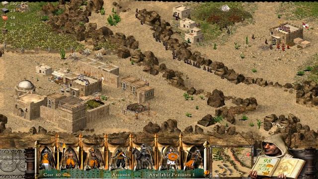 Stronghold Crusader - Mission 12 - The Creek - Assassin Attack! (Chaos Mode!) смотреть онлайн