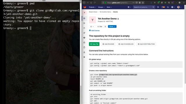 Git and Gitlab смотреть онлайн