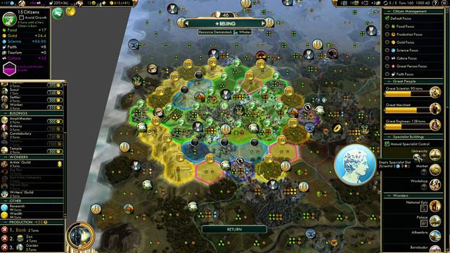 Let's Play Civilization 5 as Wu Zetian of China - Part 14 смотреть онлайн