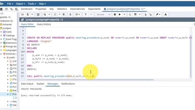 How To Create A Stored Procedure And Return Multiple Values From The Stored Procedure In PostgreSQL смотреть онлайн